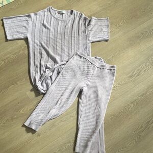 Women's Lavender Knit Swim Coverup Set